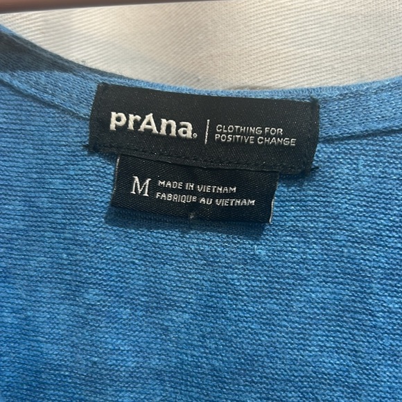 NWT PRANA Blue Hemp Blended Dress Size Medium - Picture 5 of 10